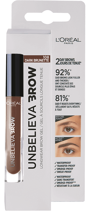 Unbelieva’brow Long-Lasting Brow Gel 108 Dark Brunette